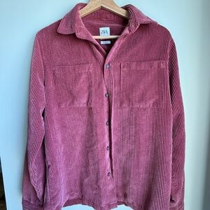 Mens Corduroy Button Up